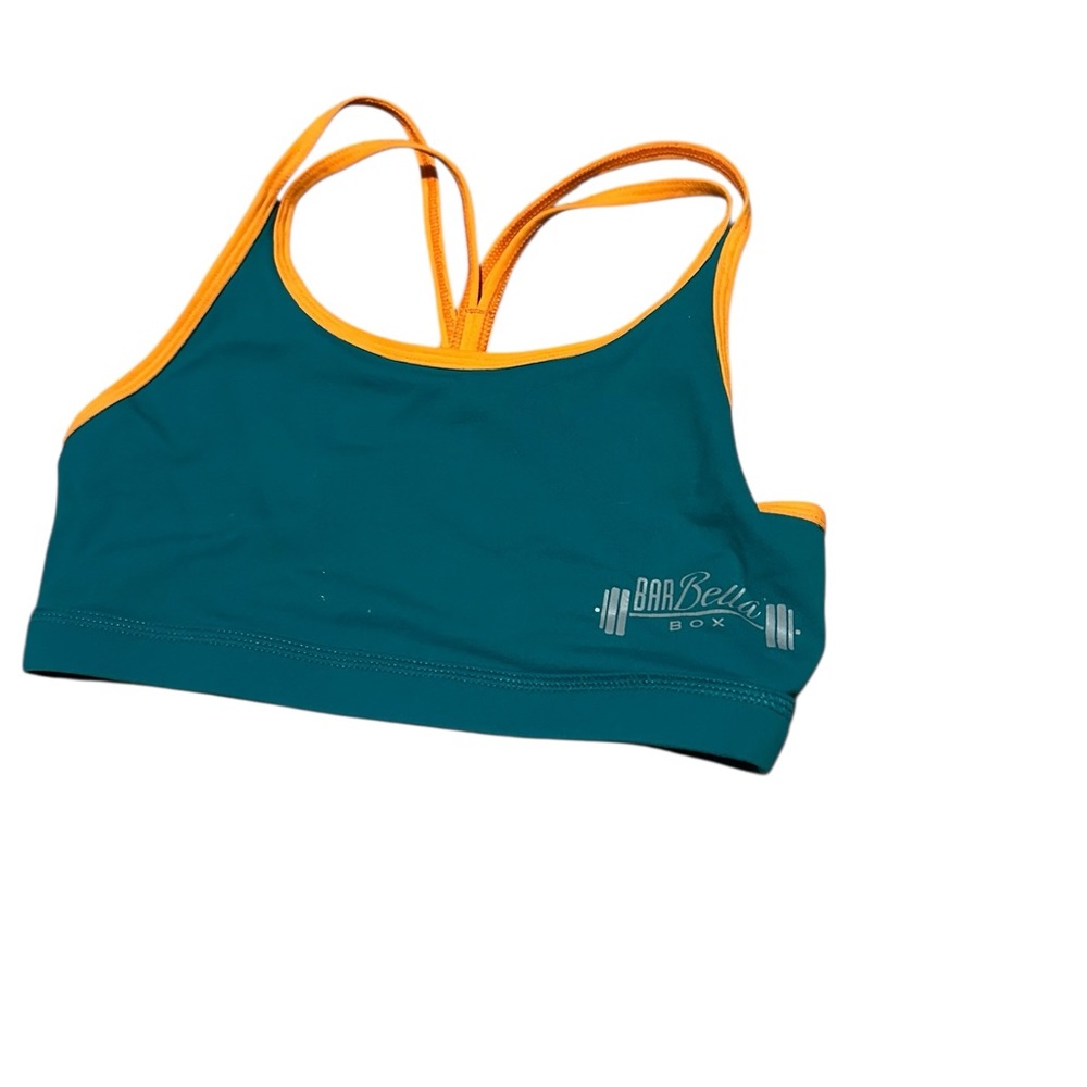Born Primitive Teal and Orange Sports Bra